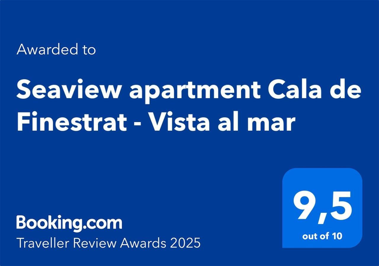 Seaview Apartment Cala De Finestrat - Vista Al Mar Villajoyosa Exteriör bild